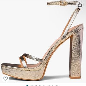 Gold Platform Heels